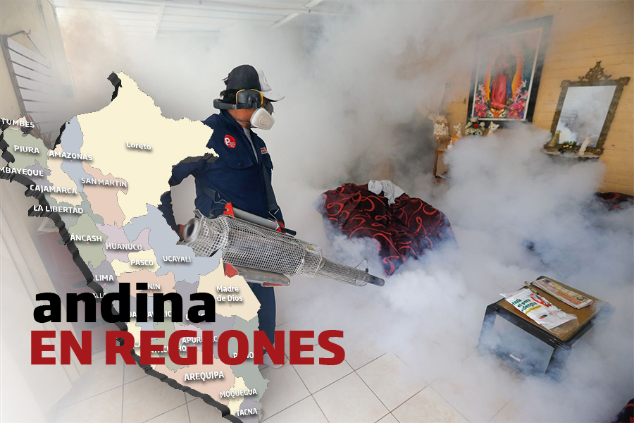 Andina en Regiones: fumigarán 65 mil viviendas para combatir el dengue